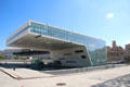 Cantilevered Villa Méditerranée built for Marseilles European Capital of Culture exhibition. Marseille, France