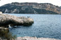 Calanques coast on Mediterranean. Cassis, France.