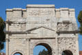 Relief arrangement of triumphal arch of Orange. Orange, France.