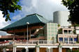Modern buildings at Faidherbe boul. & rue Légitimus. Pointe-à-Pitre, Guadeloupe.