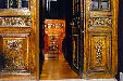 Doors of Cycladic Art Museum in Athens. Greece.