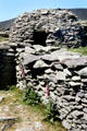 Beehive huts on Dingle Peninsula. Ireland.