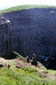 Face of cliffs at Moher. Ireland.
