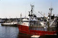 Boats moored at Killybegs Port. Ireland.