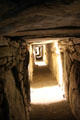 Passage tomb within Main Neolithic passage grave at Knowth. Ireland