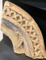 Segment of arch carving at Old Mellifont Abbey museum. Ireland.