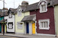 Gothic row houses opposite Trim Castle. Trim, Ireland.