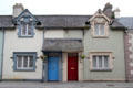 Gothic row houses opposite Trim Castle. Trim, Ireland.