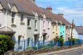 Row houses. Howth, Ireland.