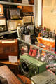 Collection of antique radios at Hurdy Gurdy Museum of Vintage Radio. Howth, Ireland.