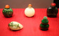 Collection of Chinese & Japanese snuff bottles at Chester Beatty Library. Dublin, Ireland.