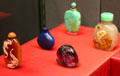 Collection of Chinese & Japanese snuff bottles at Chester Beatty Library. Dublin, Ireland.