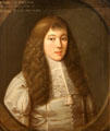 Christopher, Lord Delvin portrait by Gaspar Smitz at National Gallery of Ireland. Dublin, Ireland.