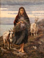 Connemara Girl painting by Augustus Nicholas Burke at National Gallery of Ireland. Dublin, Ireland.