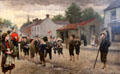 Military Maneuvers painting by Richard Thomas Moynan at National Gallery of Ireland. Dublin, Ireland.