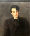 William Butler Yeats, Poet & Dramatist by his artist father John Butler Yeats at National Gallery of Ireland. Dublin, Ireland.