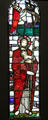 Good Shepherd stained glass by Michael Healy at National Gallery of Ireland. Dublin, Ireland.