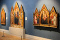 Gallery of early European paintings of saints at National Gallery of Ireland. Dublin, Ireland.