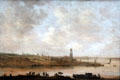 View of Rhenen painting by Jan van Goyen at National Gallery of Ireland. Dublin, Ireland.