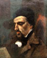 Adolphe Marlet portrait by Gustave Courbet at National Gallery of Ireland. Dublin, Ireland.