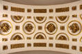 Ceiling arch detail in State Corridor at Dublin Castle. Dublin, Ireland.