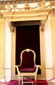Throne room was converted to a presence chamber at Dublin Castle. Dublin, Ireland.