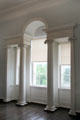 Venetian-style window in ante room at Rathfarnham Castle. Dublin, Ireland.
