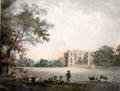 Rathfarnham Castle watercolor by George Holmes at Rathfarnham Castle. Dublin, Ireland.