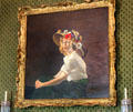 Portrait of young woman by André Derain at Russborough House. Ireland.