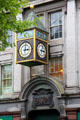 Eason department store with street clock on O'Connell Street. Dublin, Ireland.