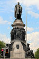 Daniel O'Connell Monument by John Henry Foley on O'Connell Street. Dublin, Ireland.