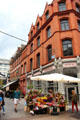 Flower stand in front of Boodles store. Dublin, Ireland.