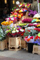 Flower stand on Grafton Street. Dublin, Ireland.