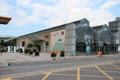 Irish Emigration Museum in CHQ Building originally a bonded customs warehouse remodeled early 2000s. Dublin, Ireland.