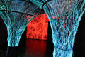 Light sculpture at Irish Emigration Museum. Dublin, Ireland.