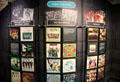 Irish folk revival records by groups like Clancy Brothers, Irish Rovers, & The Kellys at Irish Emigration Museum. Dublin, Ireland.