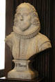 Bust of Francis Bacon, English statesman & philosopher & developer of scientific method at Old Trinity Library. Dublin, Ireland.