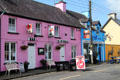 D O'Shea Bar on North Square of Sneem. Sneem, Ireland.