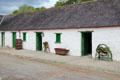 Outbuilding constructed of stone with a slate roof at Muckross Traditional Farms in Killarney National Park. Killarney, Ireland.