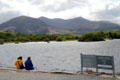 View of Lough Leane with mountains of Killarney National Park in background. Killarney, Ireland