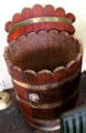 Peat fuel bucket at Strokestown Park. Vesnoy, Ireland.