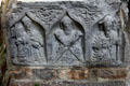 Carved saints Peter, Andrew & James the Greater at Jerpoint Abbey. Ireland.