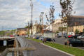 Riverfront of New Ross. New Ross, Ireland.