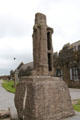 Outdoor replica of St Patrick's Cross at Rock of Cashel. Cashel, Ireland.