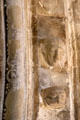 Carvings on arch in Cormac's Chapel at Rock of Cashel. Cashel, Ireland.