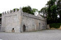 Walls of courtyard building at Desmond Castle. Newcastle West, Ireland.