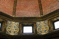 Tribune dome uses sea shells to make designs at Uffizi Gallery. Florence, Italy.