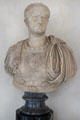 Roman emperor Nero marble bust at Uffizi Gallery. Florence, Italy.