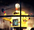 Fanuc Man robot lifting weights at Expo 85. Tsukuba, Japan.