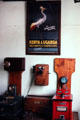 Posters & communications equipment at Railway Museum in Nairobi. Kenya.